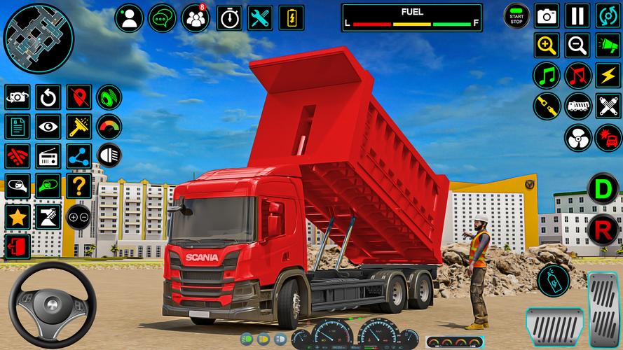Car Transport Truck Driver 3D Captura de pantalla 2