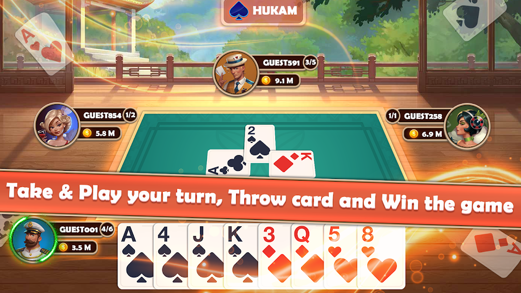 Kachuful - Judgement Card Game Schermafbeelding 0