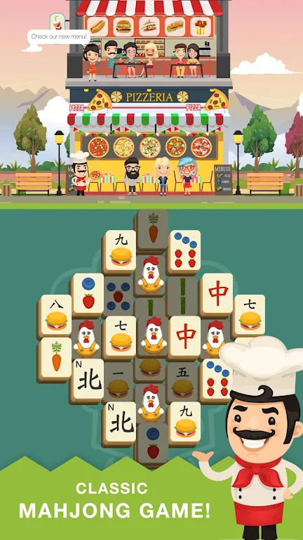 Mahjong Cooking Tower - Match & Build Your Tower Captura de pantalla 0
