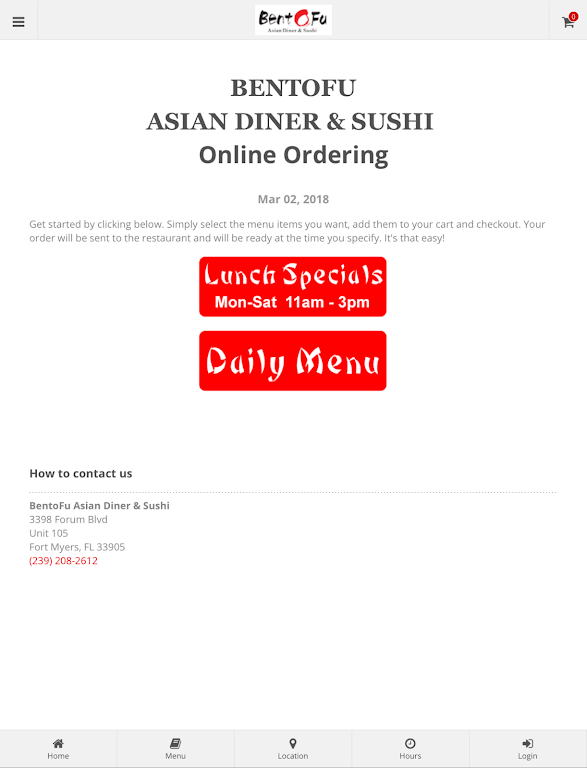Schermata BentoFu Asian Diner & Sushi 3
