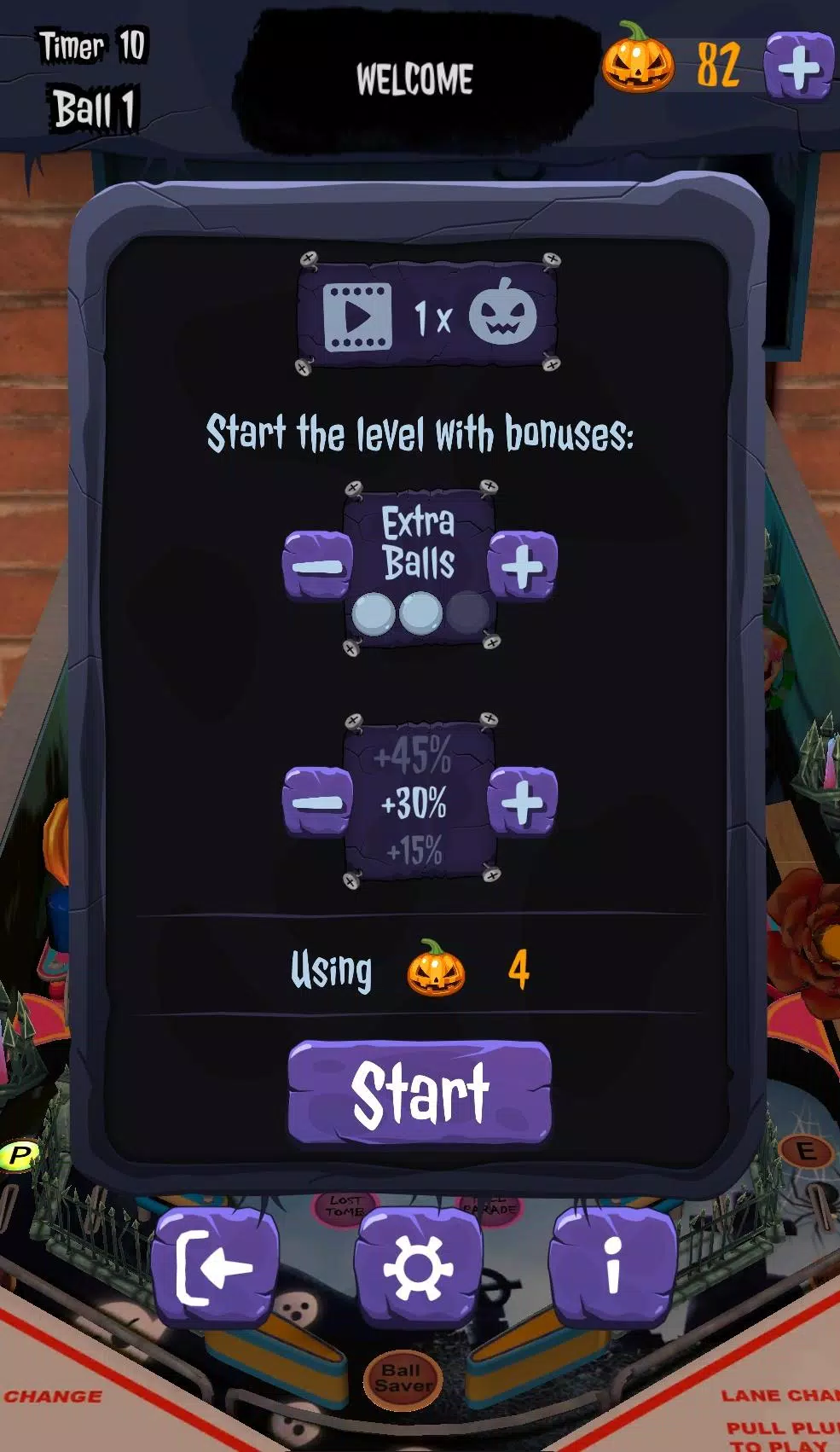 Halloween Pinball Capture d'écran 3