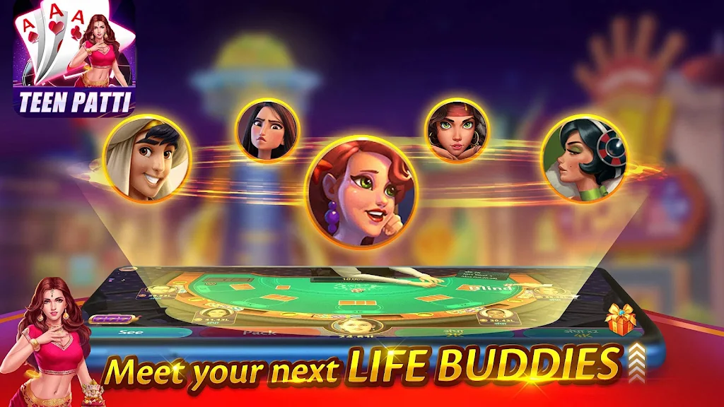 Teen Patti Indian 3 Patti Game Capture d'écran 2