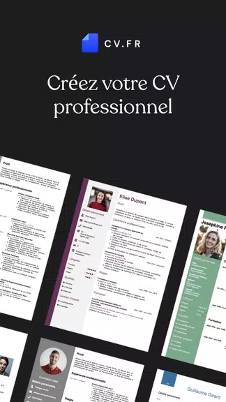 CV.fr : Créer un CV pro Tangkapan skrin 0
