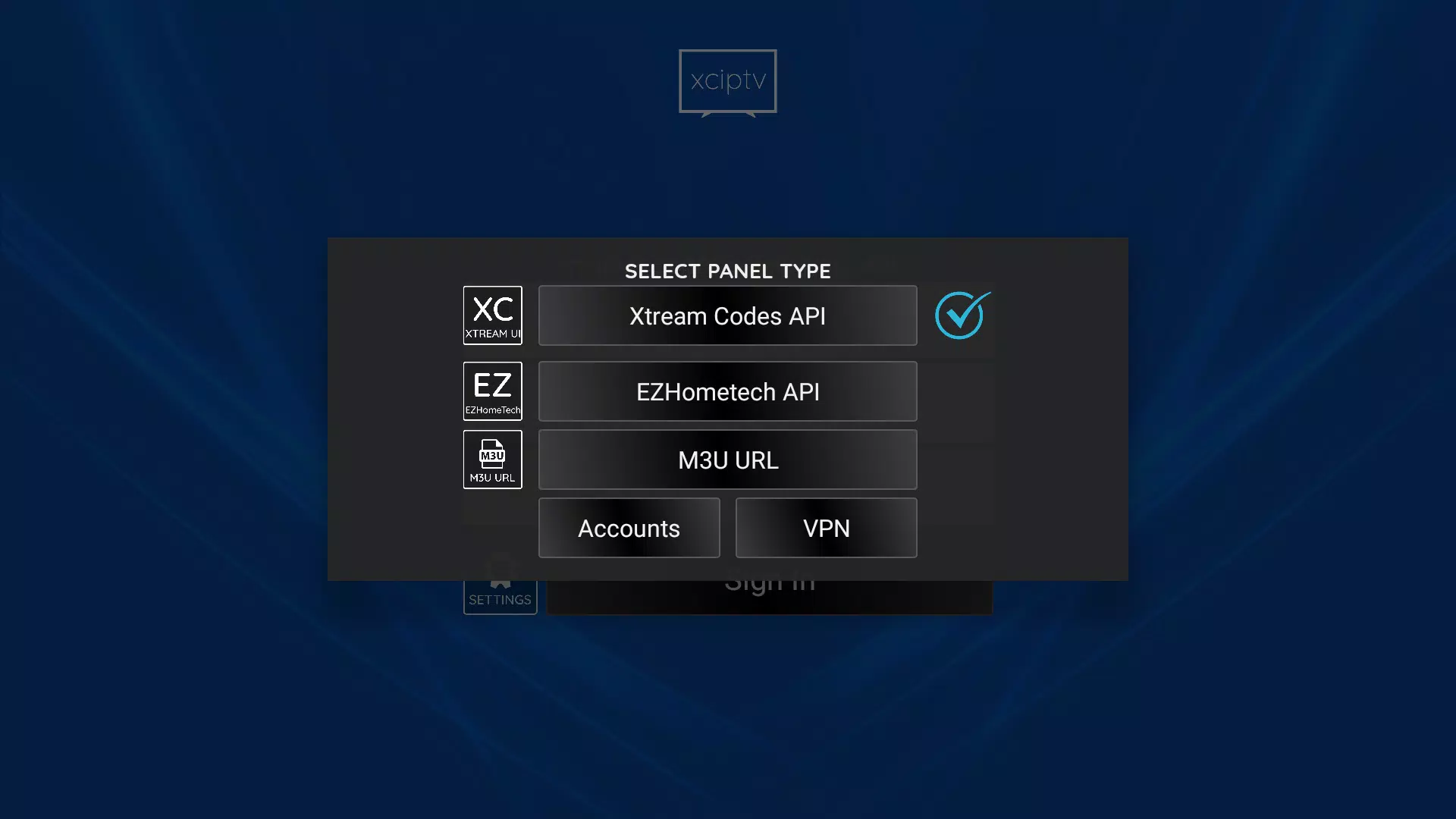 XCIPTV PLAYER Capture d'écran 3