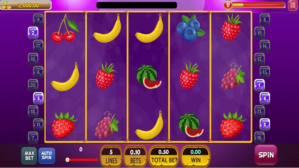 Free Fruits Slot Machine Cherry Luck Captura de tela 1