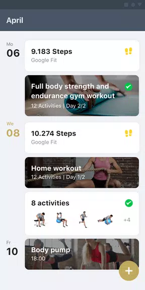 MyPersonalTrainer - FitnessApp 螢幕截圖 1