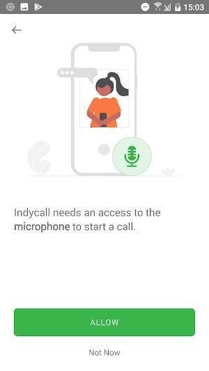 Schermata IndyCall Mod 1