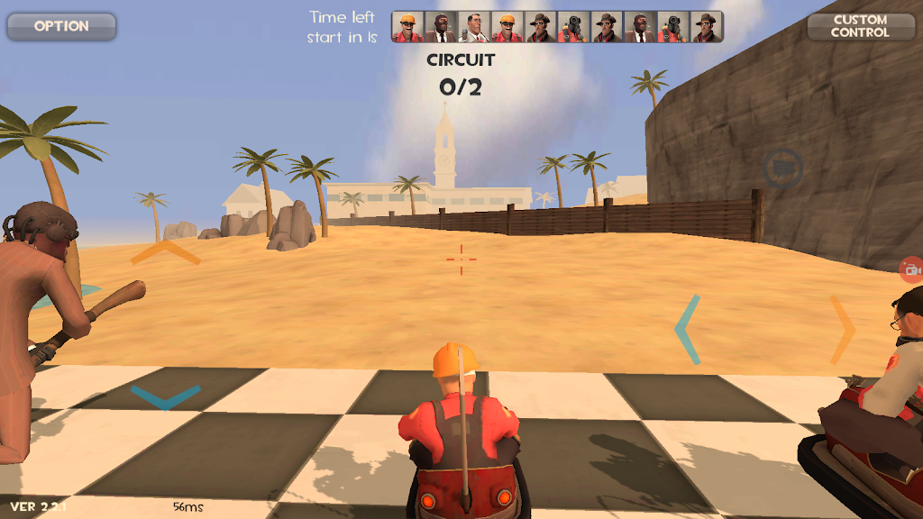 Team Kart Fortress TF2 Mobile ဖန်သားပြင်ဓာတ်ပုံ 0
