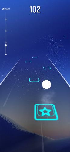 EXO Tiles Hop : KPOP Ball EDM Captura de tela 2