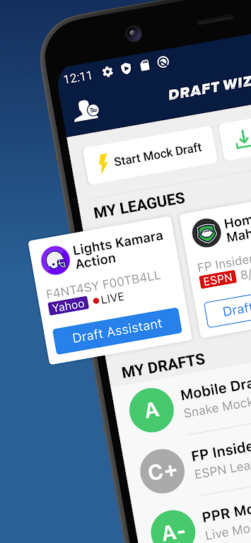 Schermata Fantasy Football Draft Wizard 0