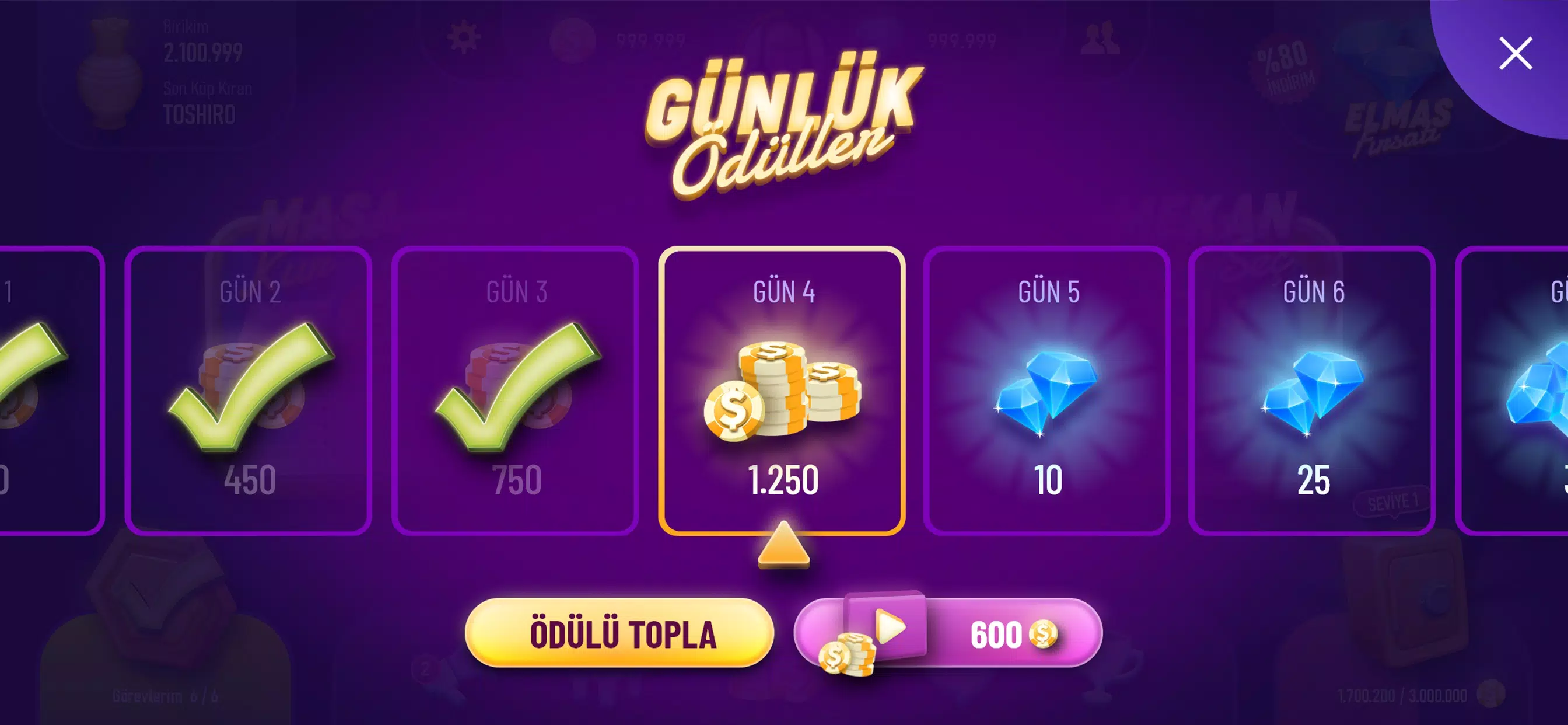 101 Okey Canlı 螢幕截圖 1