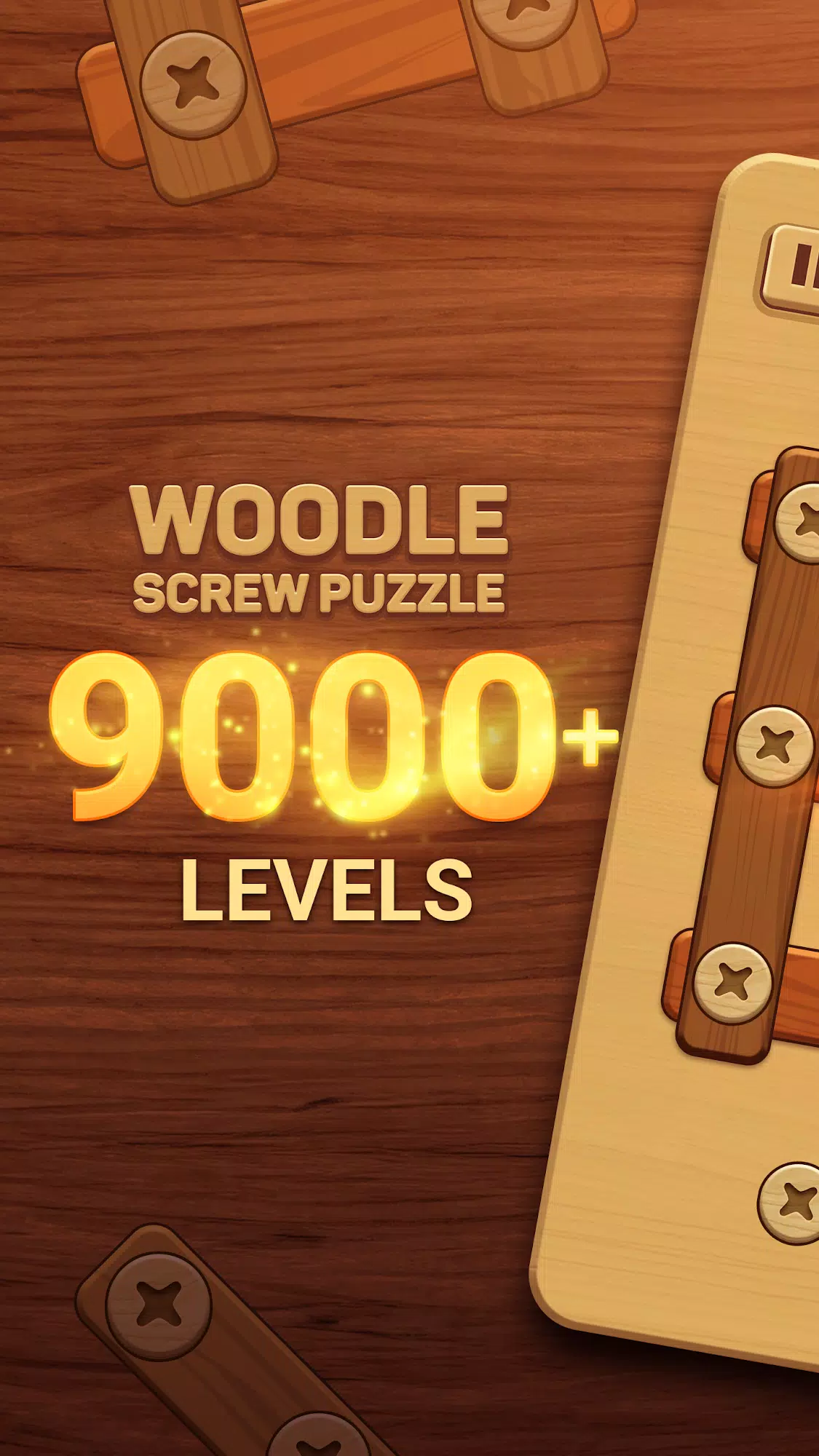 Woodle - Wood Screw Puzzle 螢幕截圖 0