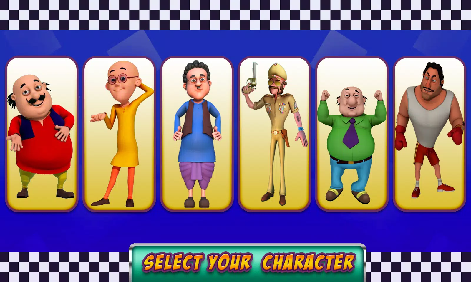 Motu Patlu Car Game 2 螢幕截圖 3