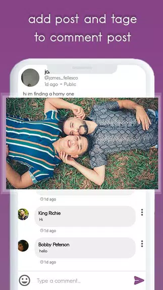 Gay Dating, Chat and Meet Ekran Görüntüsü 2