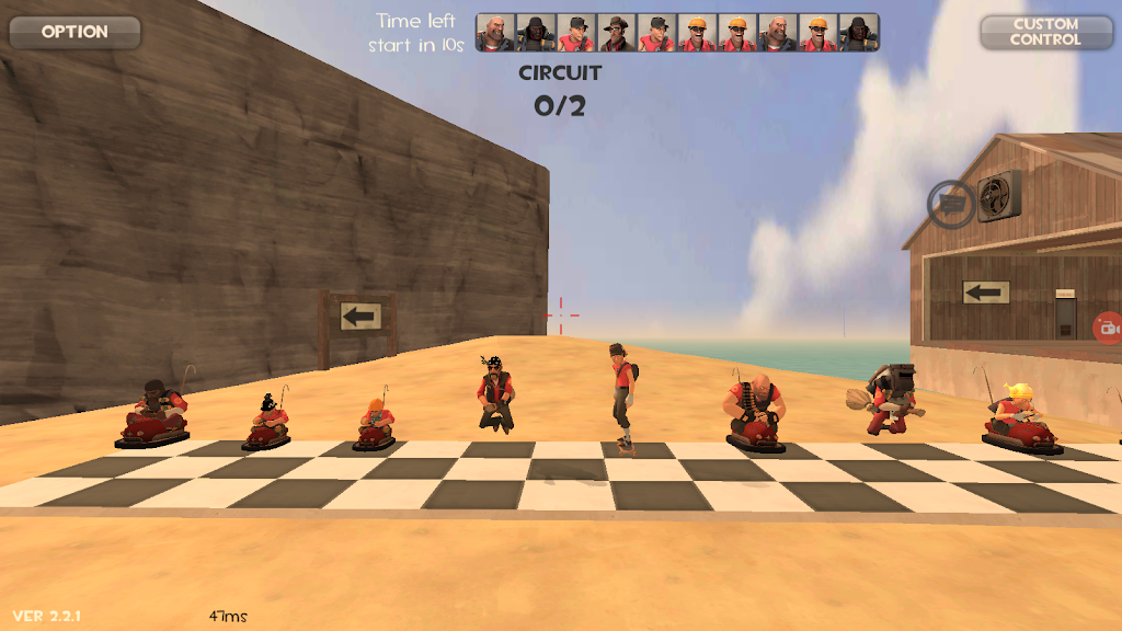 Team Kart Fortress TF2 Mobile ဖန်သားပြင်ဓာတ်ပုံ 2
