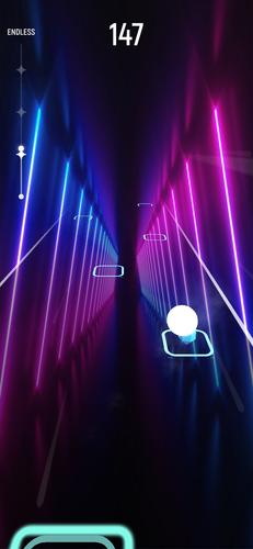 EXO Tiles Hop : KPOP Ball EDM Captura de tela 3