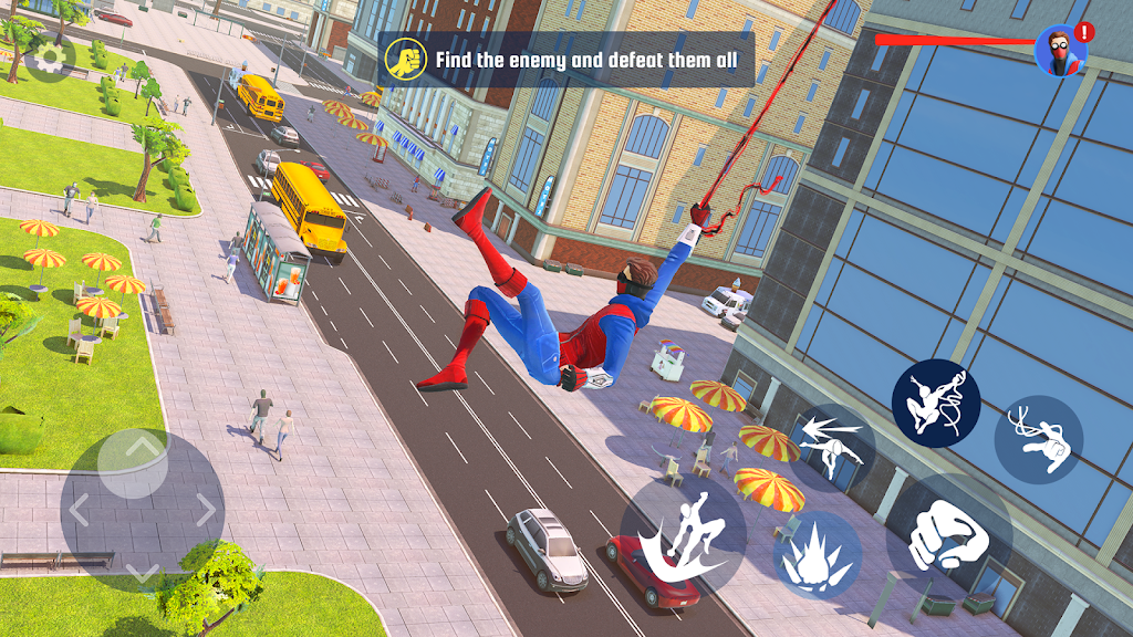 Spider Fighting: Hero Game Zrzut ekranu 1
