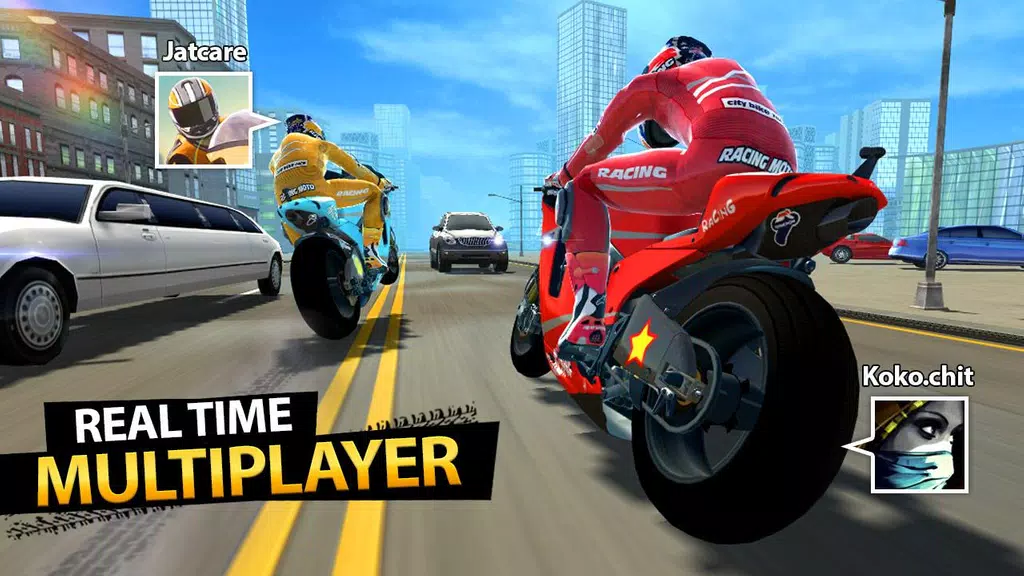 Highway Moto Rider 2: Traffic Capture d'écran 2