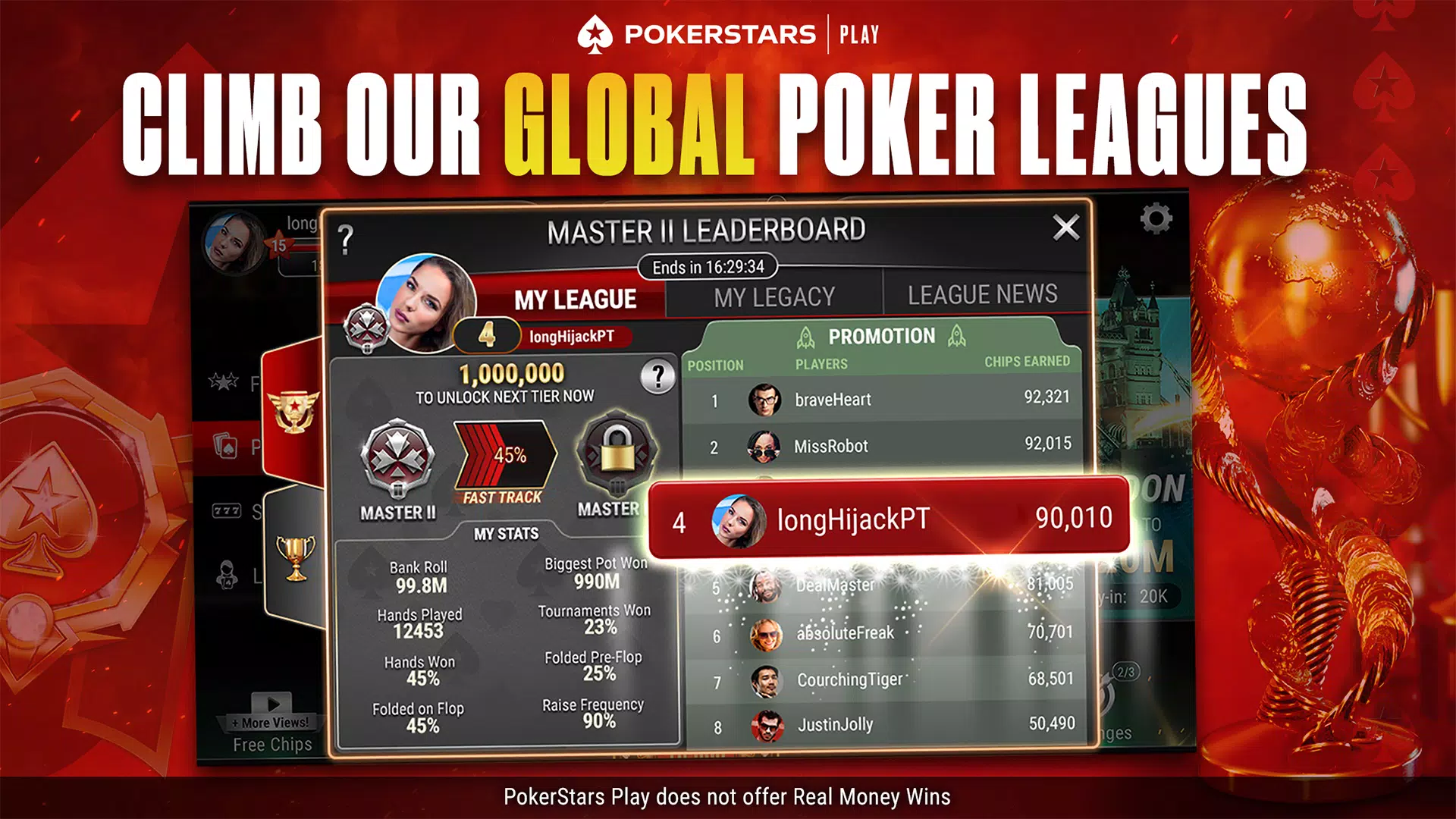PokerStars Play 螢幕截圖 1