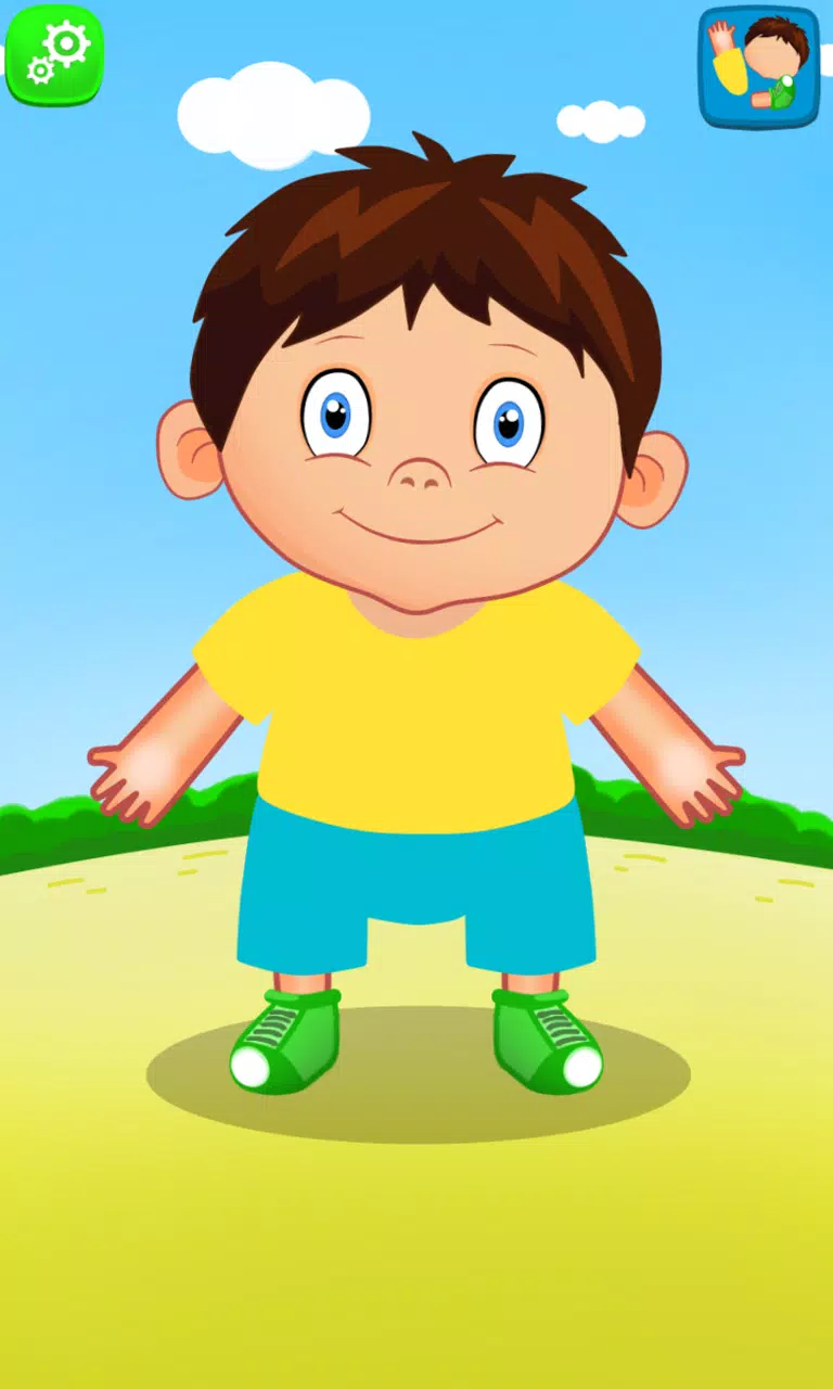Body parts anatomy for kids Zrzut ekranu 0