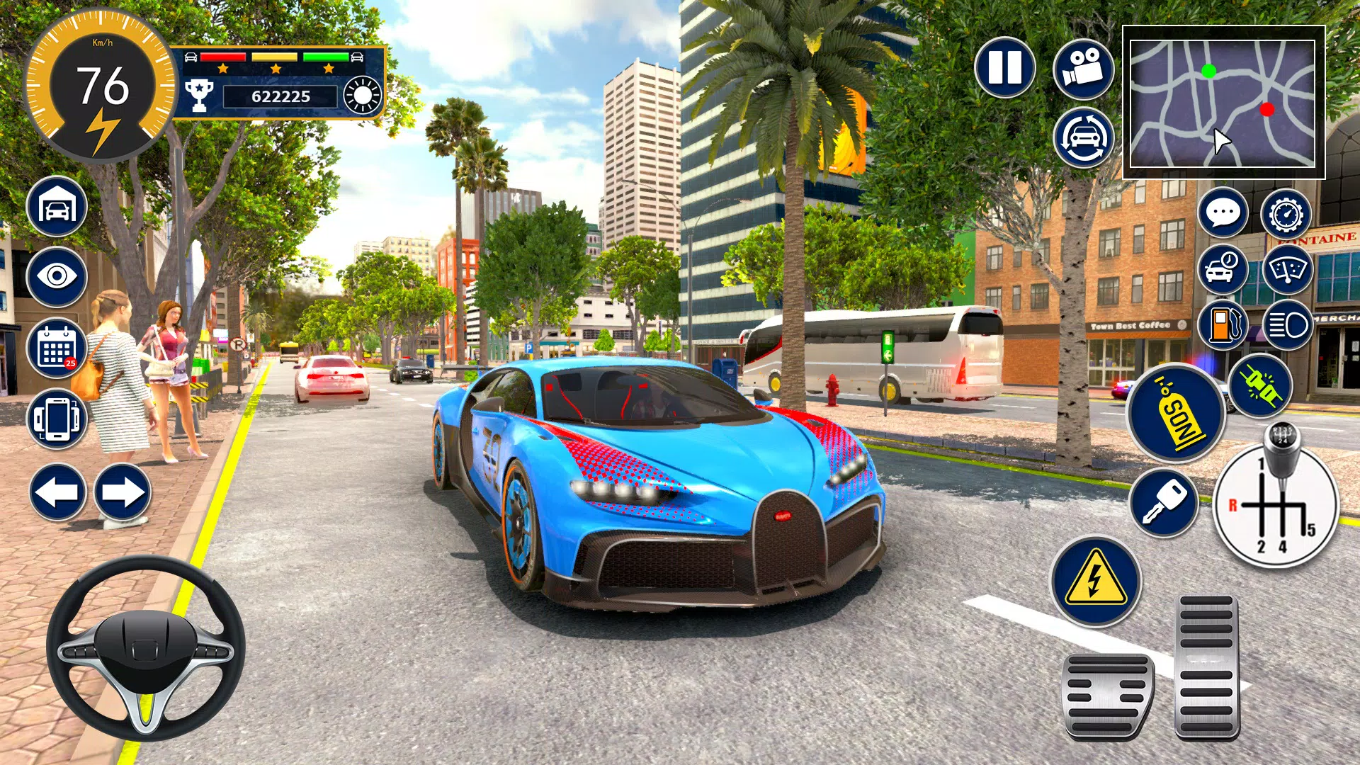 Bugatti Game Car Simulator 3D 螢幕截圖 2