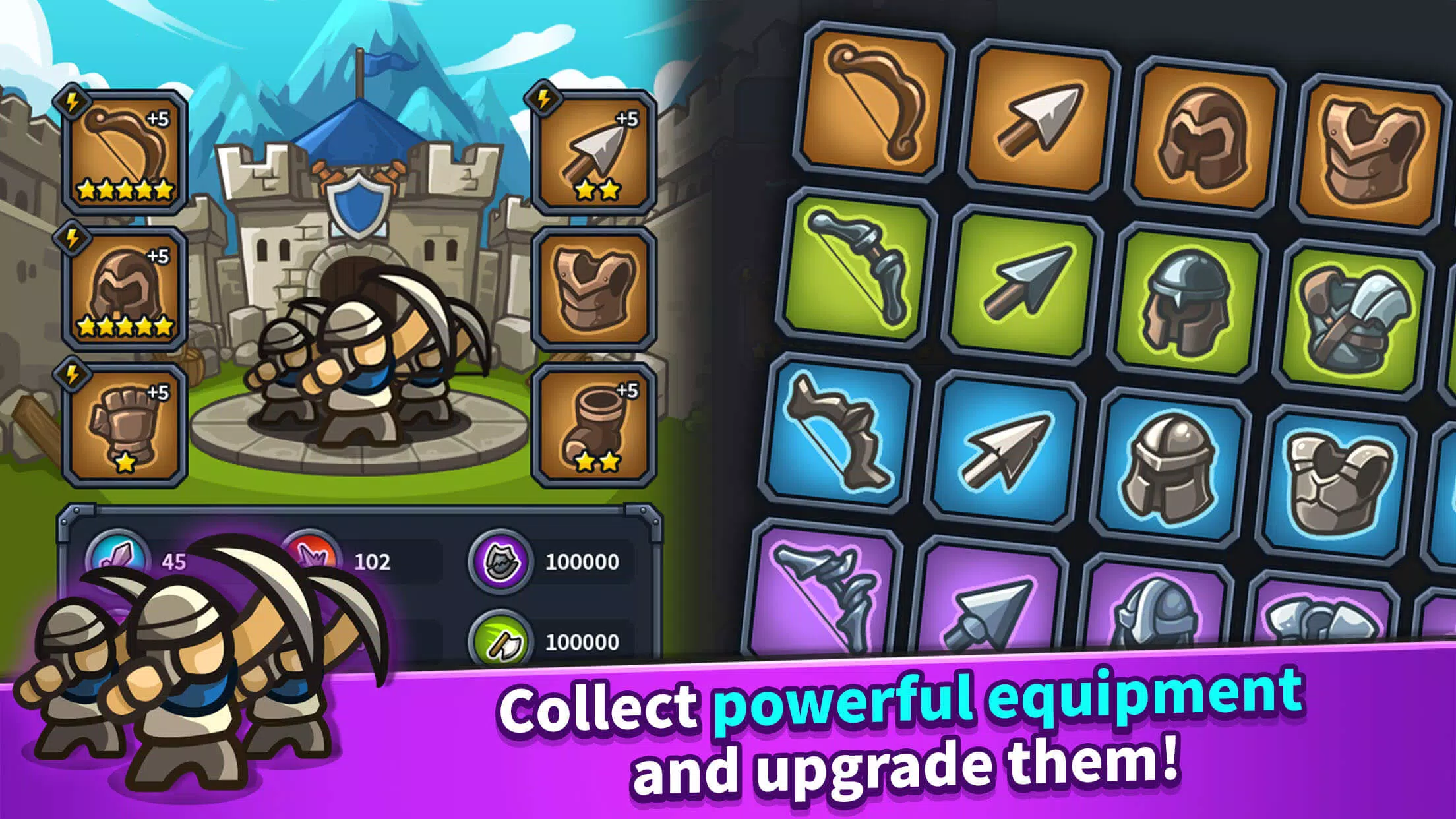 Idle Kingdom Defense (放置型国王防御)应用截图第3张