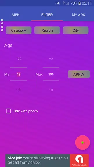 Gay Personal Ads - Men Dating 螢幕截圖 1