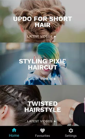 Short Hairstyles for Your Face Capture d'écran 1