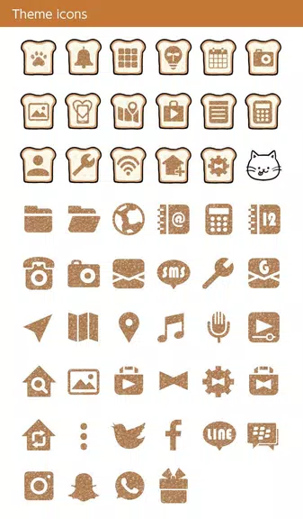 Cute Wallpaper Bread Cat Theme Capture d'écran 3