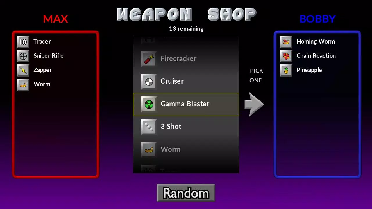 Pocket Tanks Capture d'écran 1