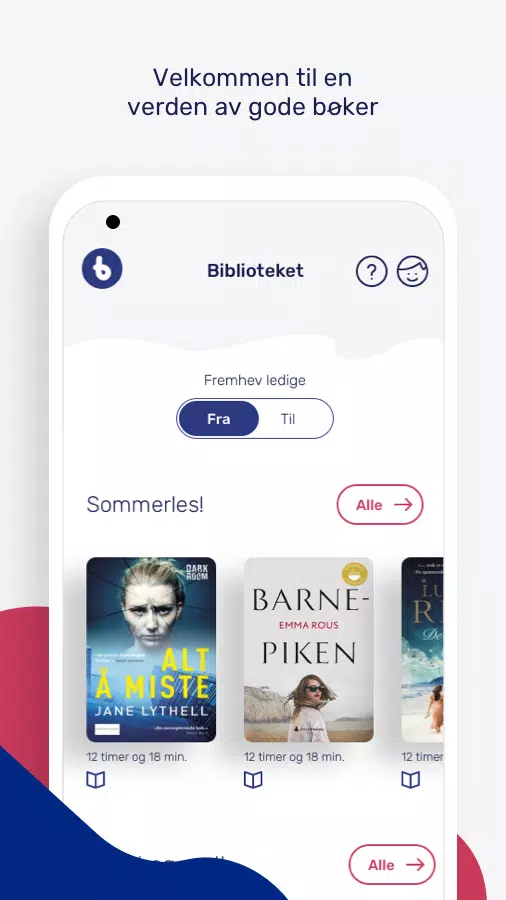 BookBites Bibliotek Captura de tela 0