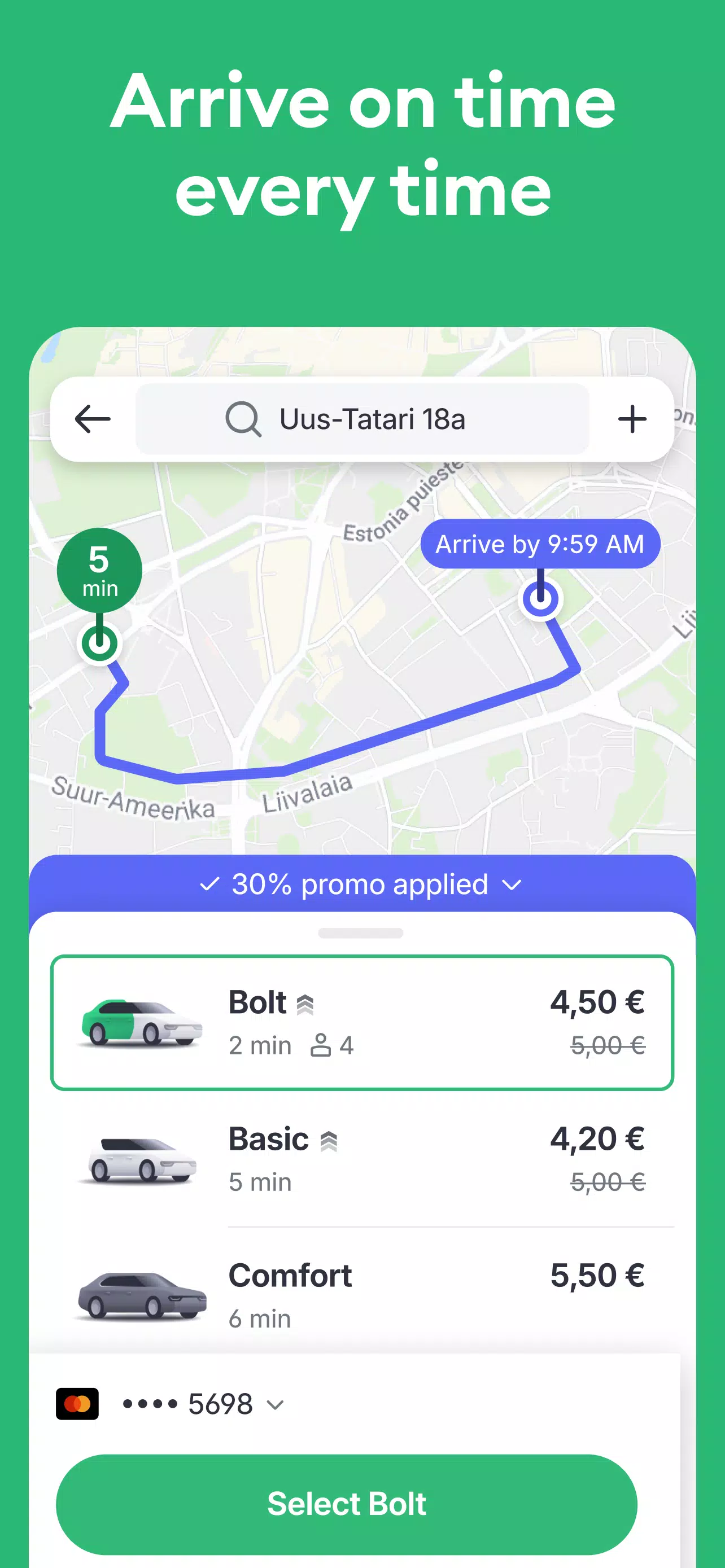 Bolt: Pede uma viagem 24/7 Captura de tela 1