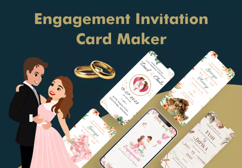 Engagement Card Maker & Design スクリーンショット 0