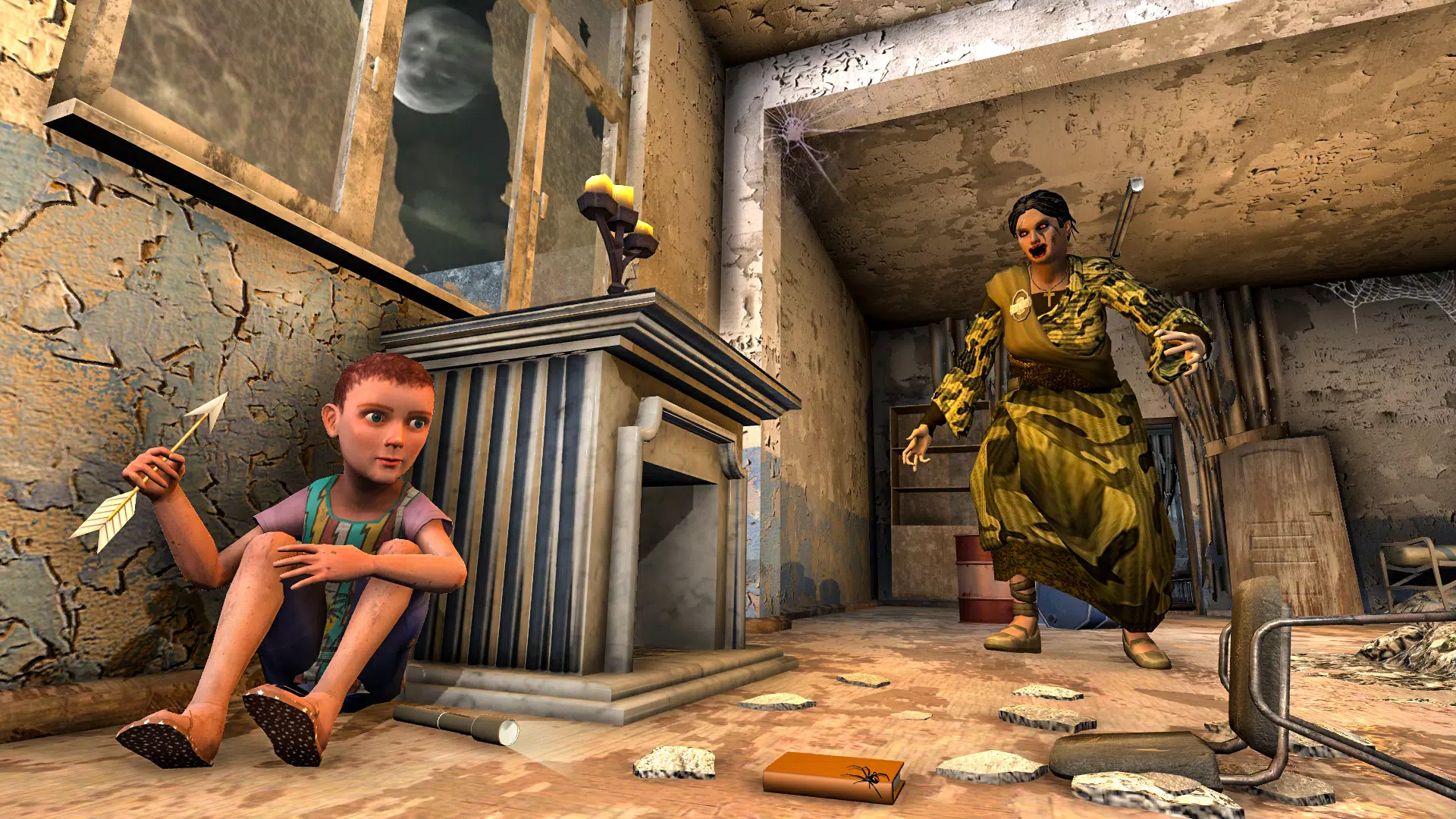 Army Granny Scary Ghost 3D 螢幕截圖 0
