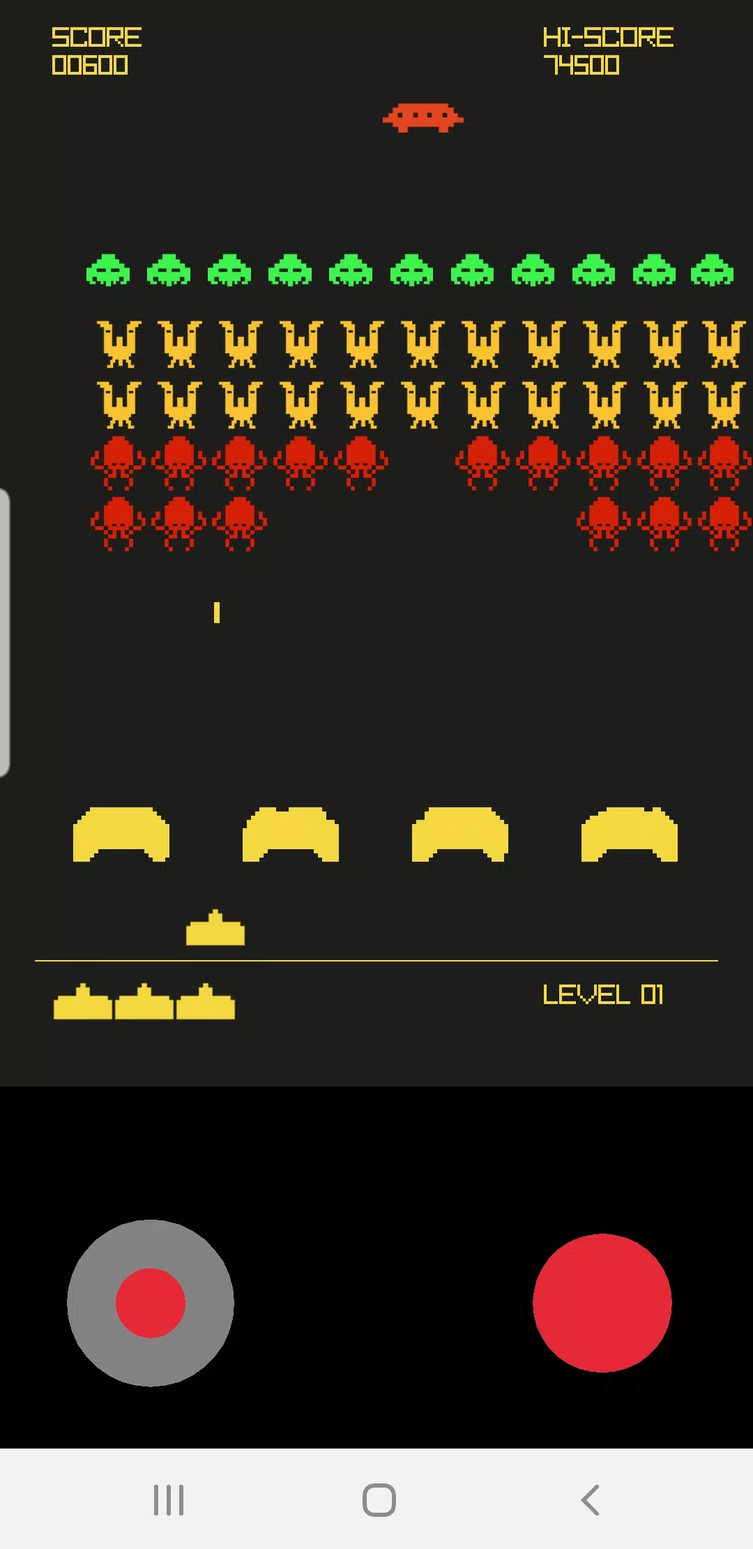 Retro Galaxy Invaders 螢幕截圖 1
