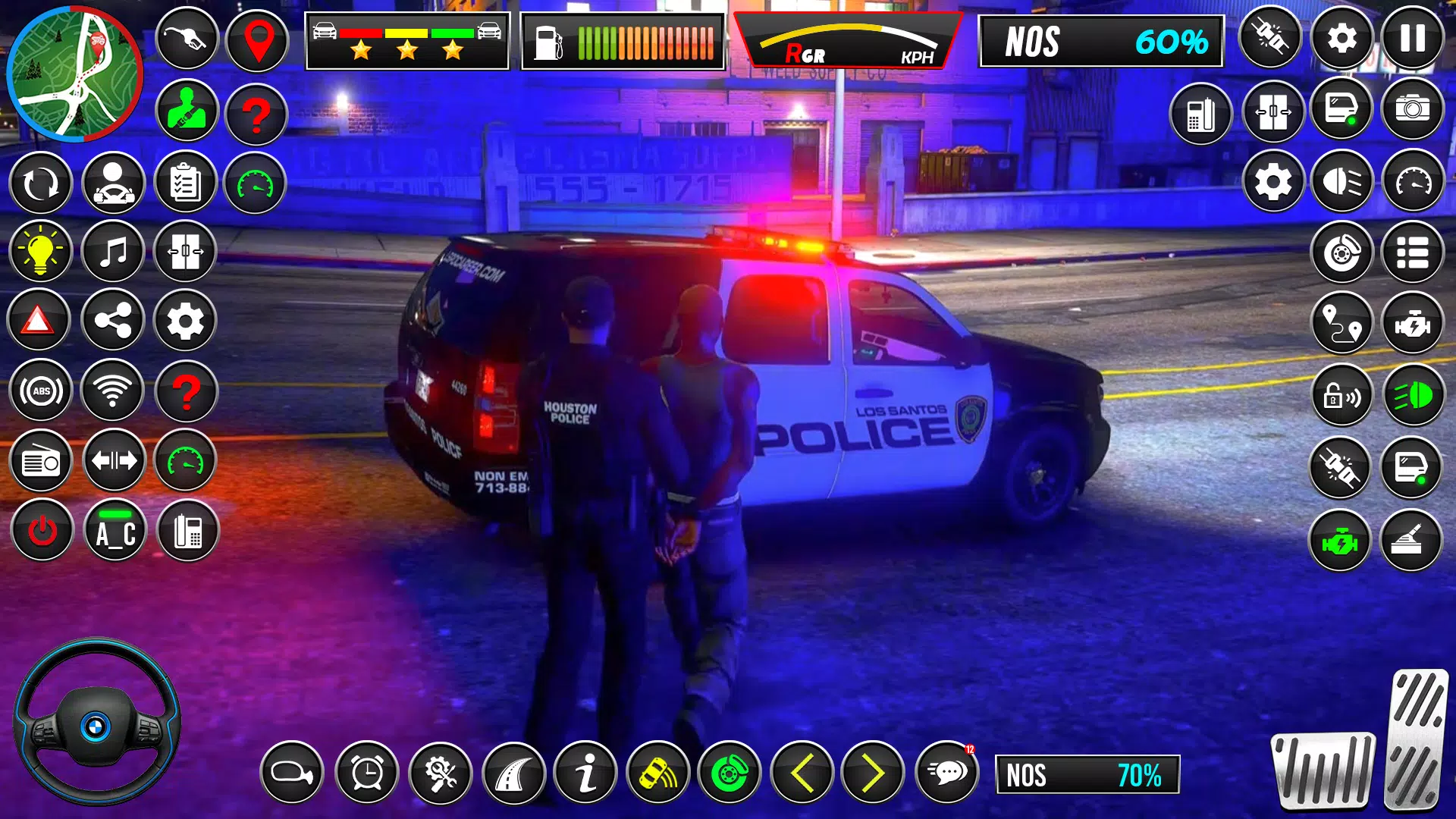 US Police Car Chase Car Game Capture d'écran 3