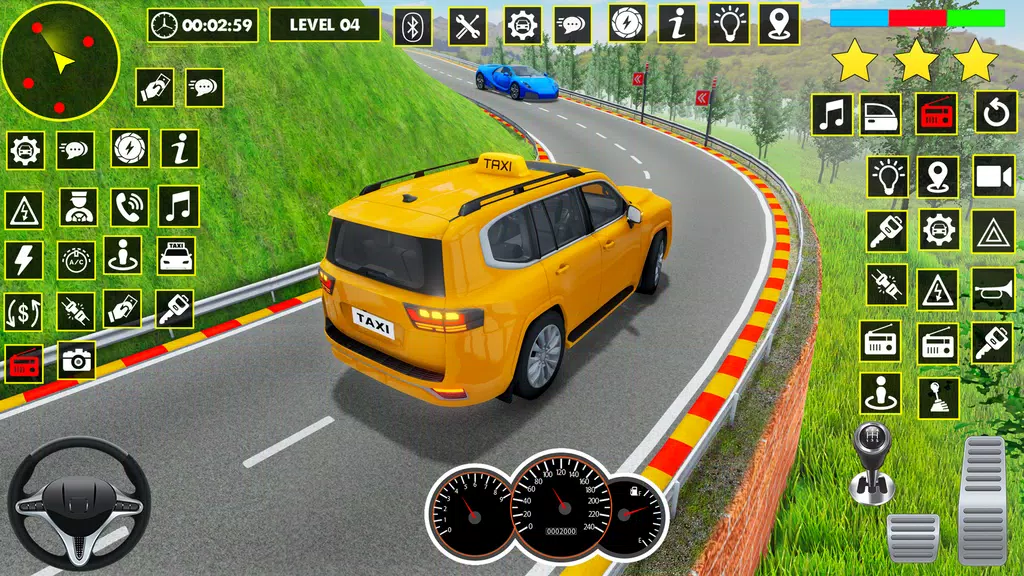 Crazy Car Driving: Taxi Games Captura de pantalla 3