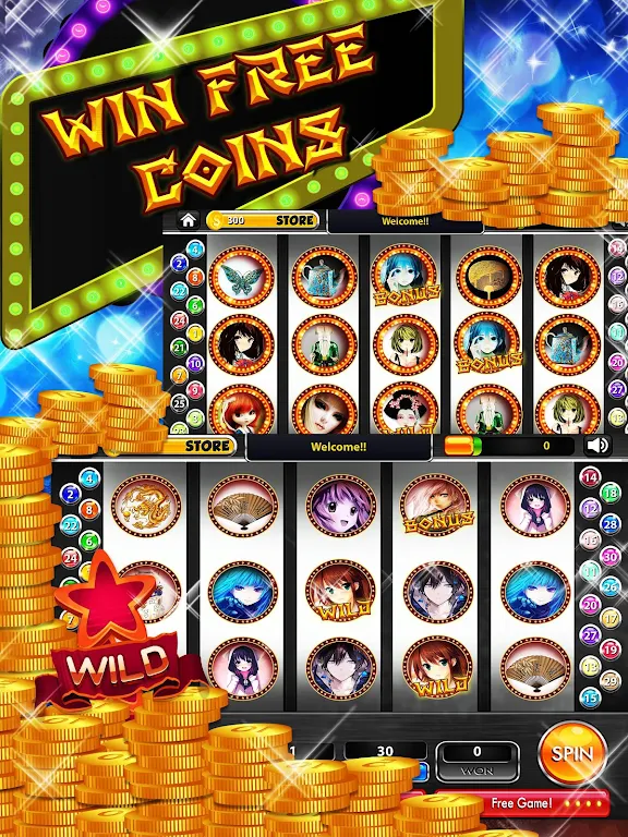 Anime Slots – Tokyo Pokies 螢幕截圖 2