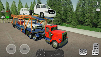 Truck Car Transport Trailer Скриншот 1