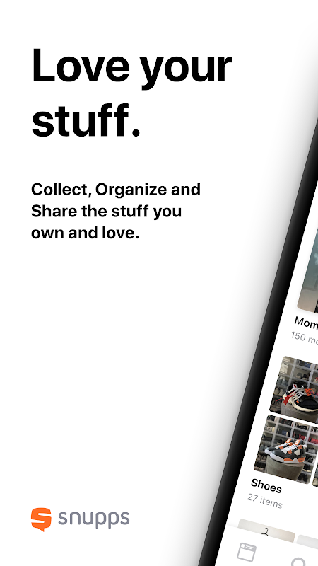 Snupps - Collect Organize Share Capture d'écran 1