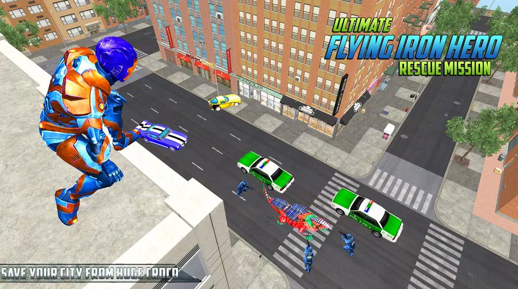 Ultimate KungFu Superhero Iron Fighting Free Game Tangkapan skrin 1