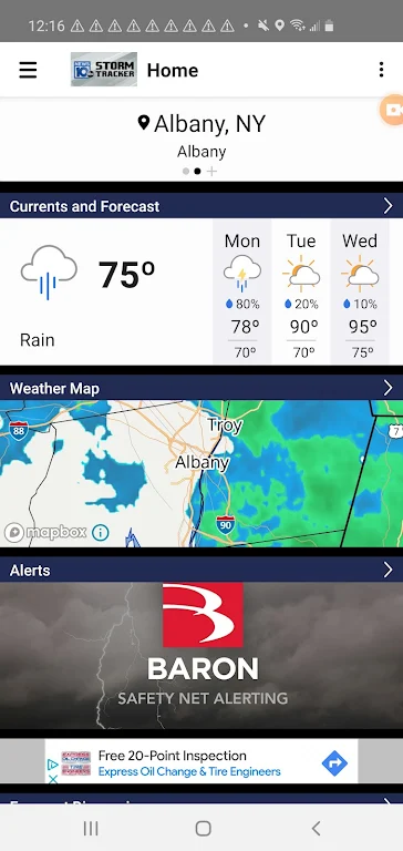 Schermata WTEN Storm Tracker - NEWS10 0