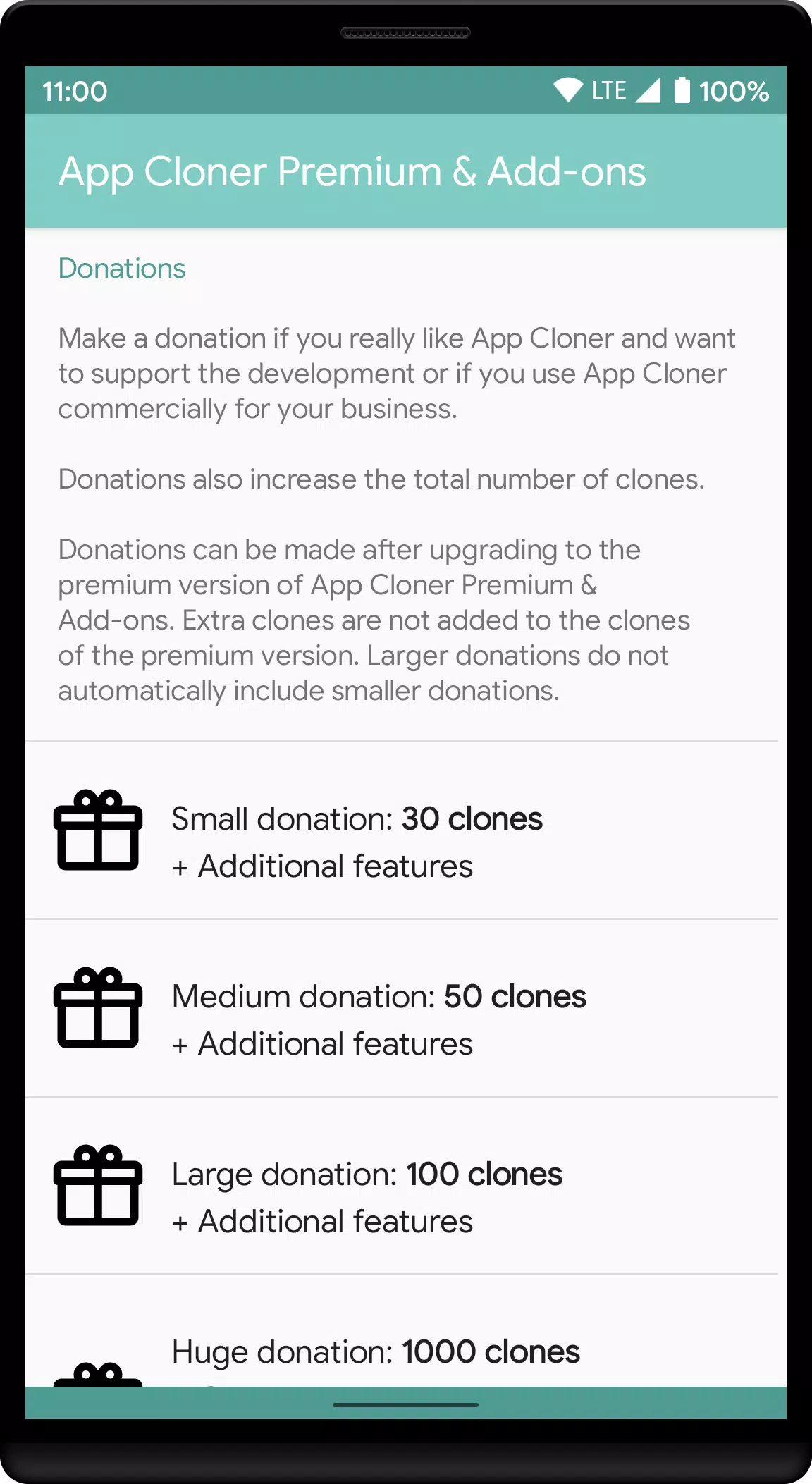 App Cloner Premium & Add-ons Capture d'écran 1
