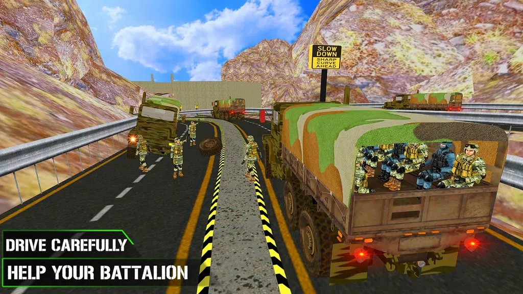US Army Transporter Truck Game Capture d'écran 1