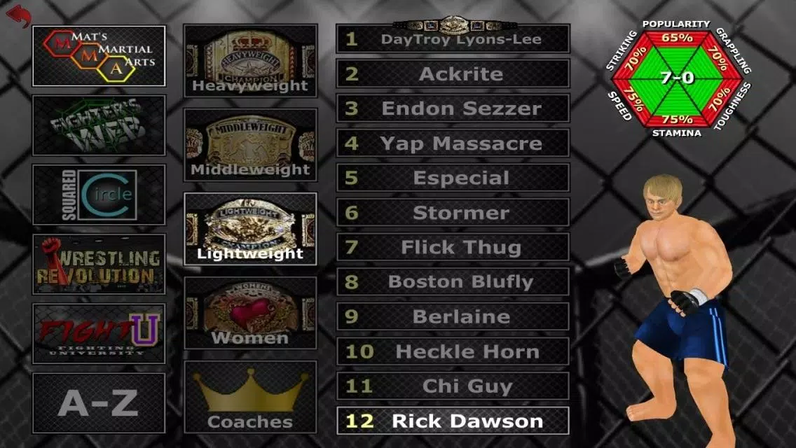 Weekend Warriors MMA 螢幕截圖 1