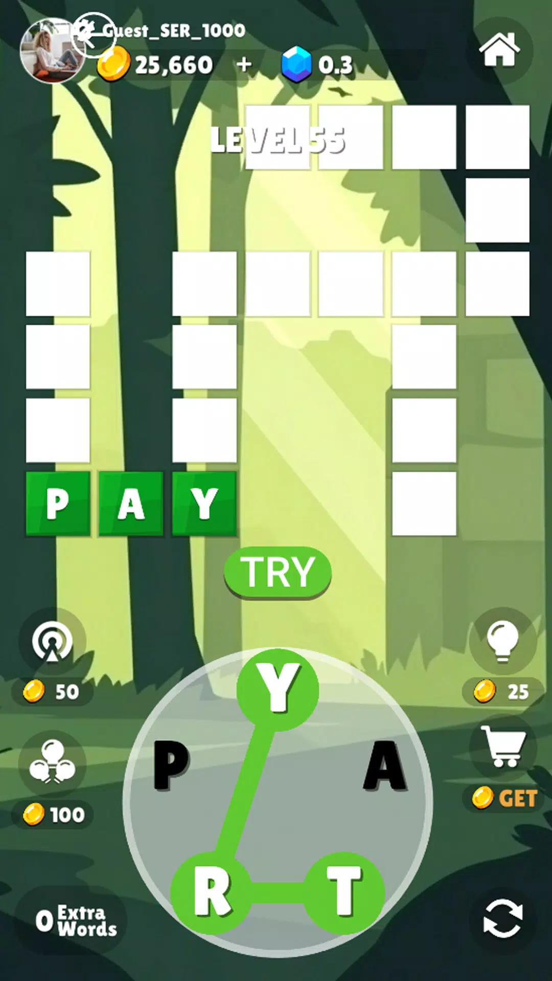 WordCrush 螢幕截圖 1