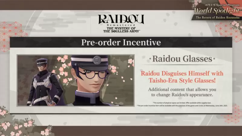 Raidou Remastered Pré-commande et DLC