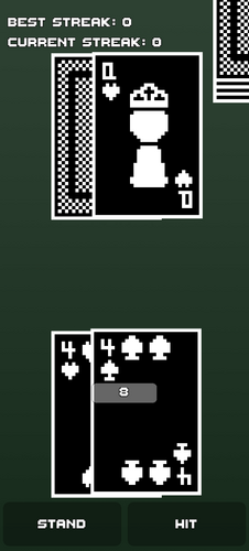 8-Bit Blackjack 螢幕截圖 1