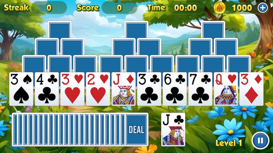 TriPeaks Solitaire Challenge स्क्रीनशॉट 0