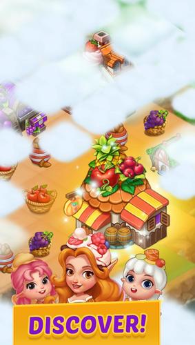 美食大陸 - 合併2048,烹飪遊戲,益智遊戲 螢幕截圖 2